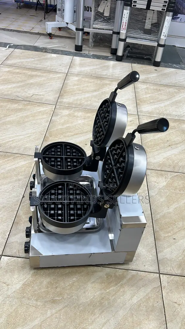 Euromax Double Rotary Waffle Baker - 1