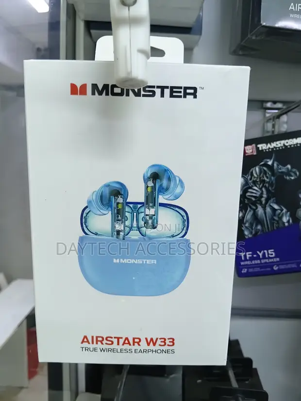 Monster W33 True Wireless Bluetooth Earbuds - 1