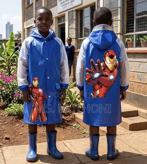Iron Man Repulsor Jet Kids Rain Jacket