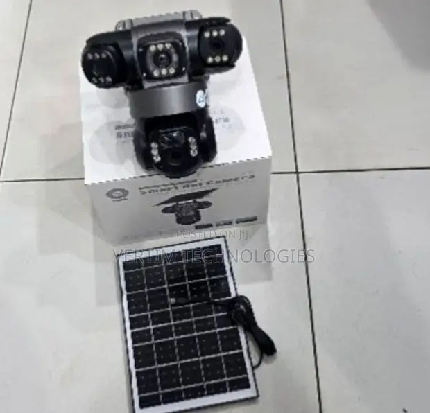 Triple Lens 4G Solar PTZ Outdoor Camera - 1