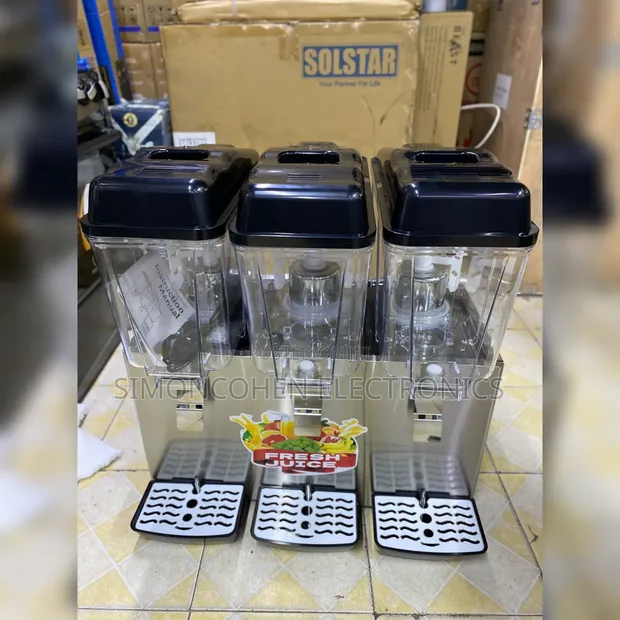Euromax Commercial Juice Dispenser 3 Taps JD-163 - 1