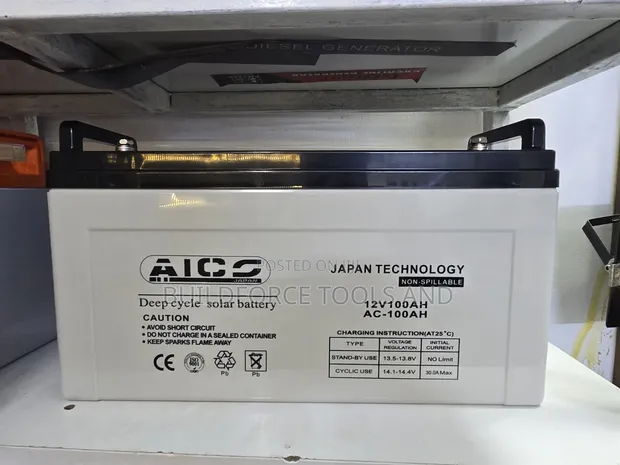 AICo Japan Technology 12V 100Ah Deep Cycle Solar Battery - 1