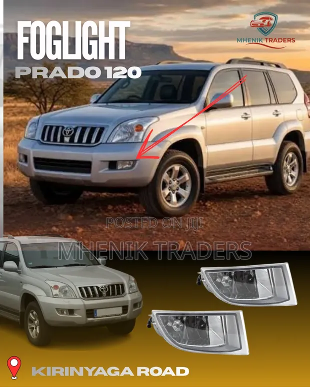 Toyota Land Cruiser Prado 120 Fog Lights - Brand New - 1