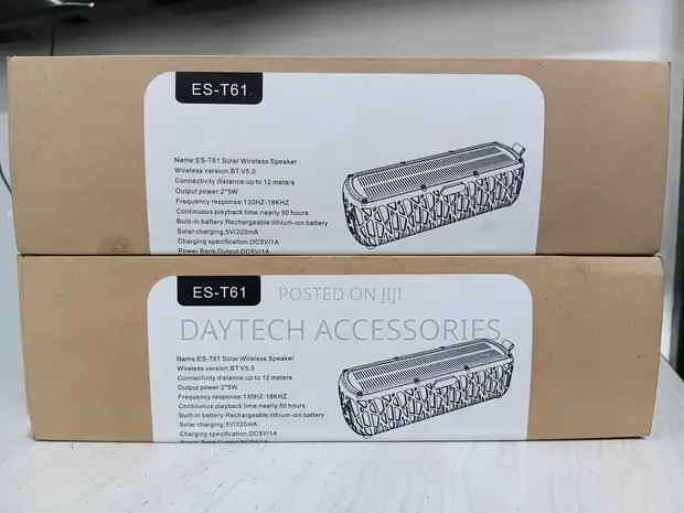 ES-T61 Solar Wireless Speaker Portable Bluetooth 5.0 - 1