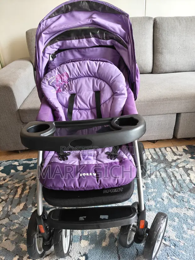Jolly Sprint Baby Stroller - Zambarau/Nyeusi - 1