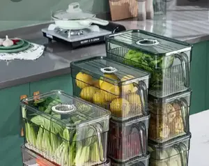 Acrylic Fridge Container Organizer