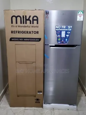 Brand New Mika 334L Double Door Refrigerator