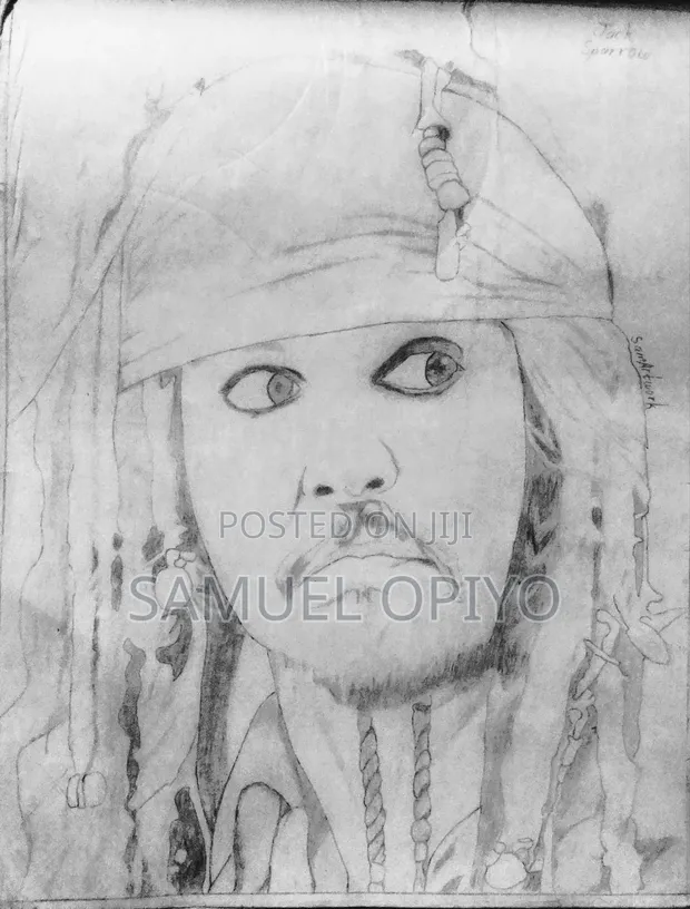 Custom Pencil Portrait Drawing - 1