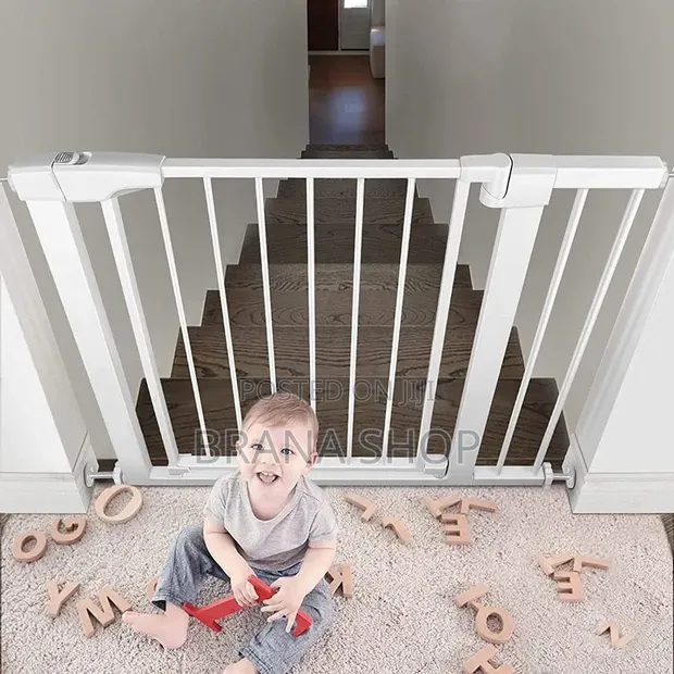 SmartFit 83cm Pressure-Mounted Baby Gate - 1
