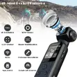 360° Mini Vlog Camera - 4K Rotating Action Cam - 2