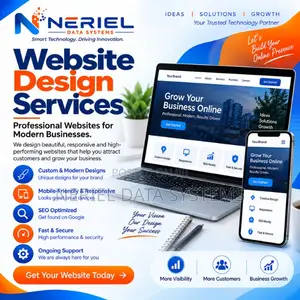 Professional Website Design Services by Neriel Data