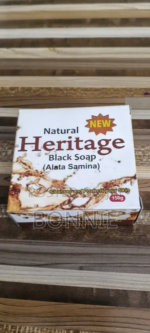 Natural Heritage African Black Soap - 150g