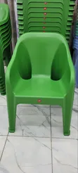 Brand New Green Kifaru Plastic Armchair - 1