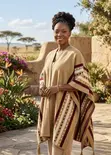 The Serengeti Sunset Wrap Shawl - 4
