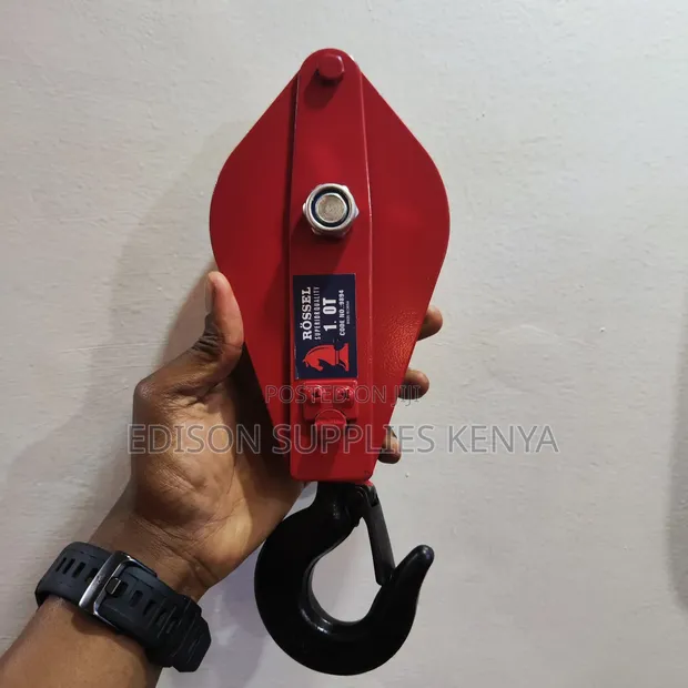 Pulley Cable System Hoist 0.5T / 1 Ton Lift Hook Snatch Block - 1