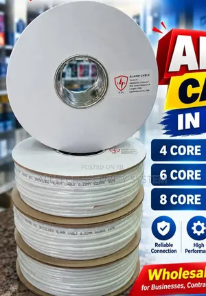 Kebo ya Alarm - waya 6 za shaba zilizofunikwa