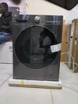 LG 12/8kg F4V9BDP2EE Front Load Washer Dryer - Black - 2