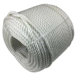 24mm White Nylon 3-Strand Rope - 200m Coil