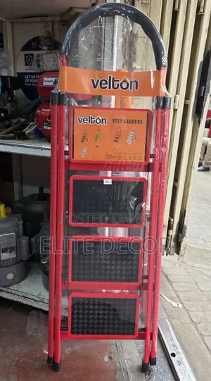 Velton Ladder ya Chuma Inayokunjwa ya Hatua 4