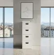 Kabati la Filing la Stainless Steel Linalofungwa - 4