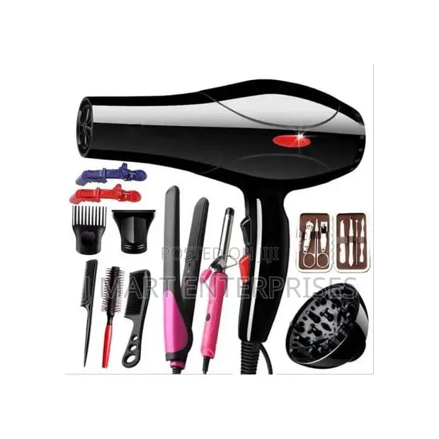 Seti ya Professional Hair Dryer Vipande 12 - 1