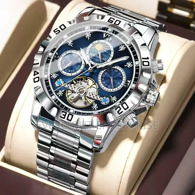 Poedagar 1423 Gents Automatic Chronograph Watch - 1
