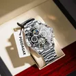 Poedagar 1423 Gents Automatic Chronograph Watch - 2