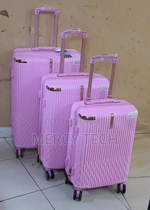 3-in-1 Luxurious Fibre Suitcase Set
