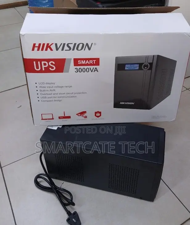 Hikvision 3KVA/3000VA UPS kwa Vifaa vya Biashara - 1