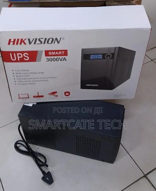 Hikvision 3000VA UPS - 1800W Mfumo wa Akiba - 1