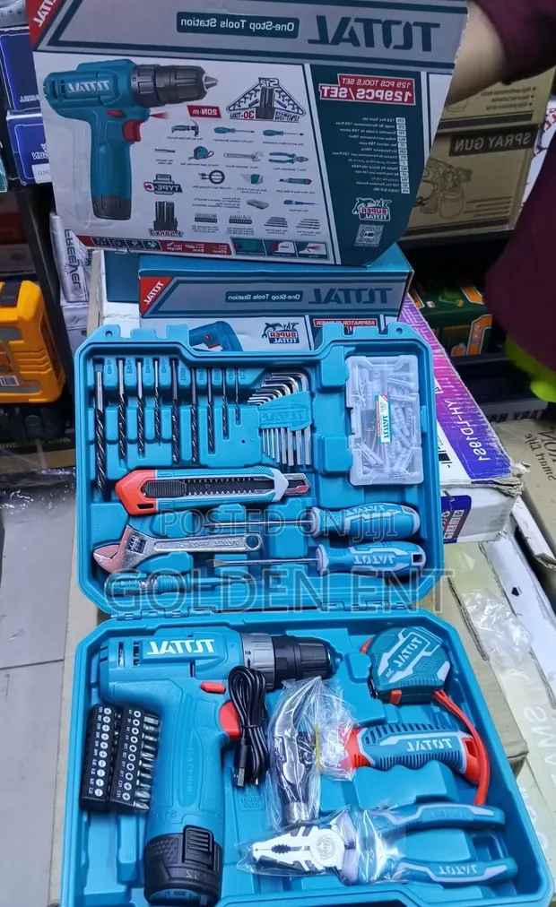 Total 129 PCS 12V Drill Set - 1