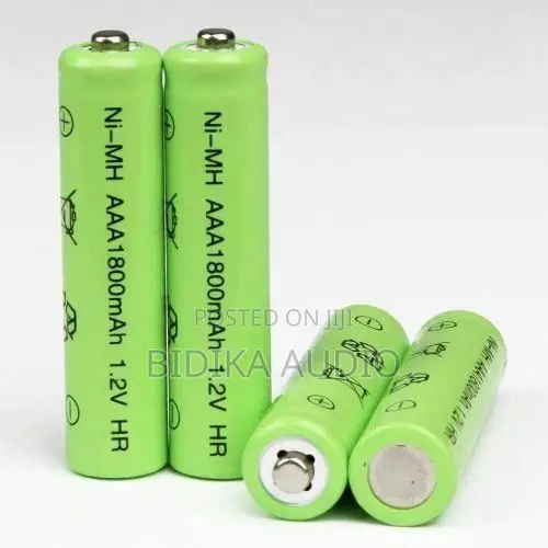 Betri za AAA Ni-Cd 1.2V 1800mAh Zinazochajiwa (Pakiti 4) - 1
