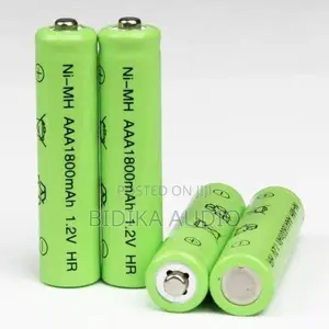 Betri za AAA Ni-Cd 1.2V 1800mAh Zinazochajiwa (Pakiti 4)