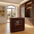 Brown 28kg Office/Home Metallic Cash Box Safe - 5