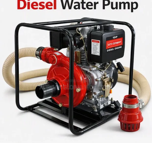 Kato Germany KDP90ZDH Diesel Water Pump - 1