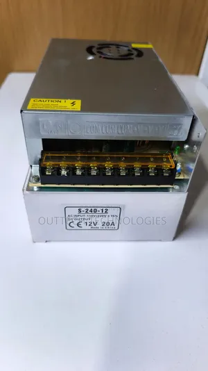 Ubora wa CCTV Power Supply 12V 20A na Fan