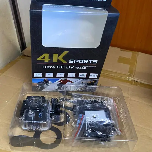 4K Ultra HD WiFi Action Camera for Hiking, Travel & Vlogging - 1