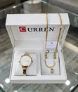 Curren Elegant Ladies Quartz Watch and Fashion Accessory Set - 2