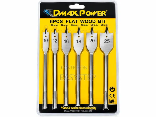6PCS Flat Wood Drill Bit Set - 1