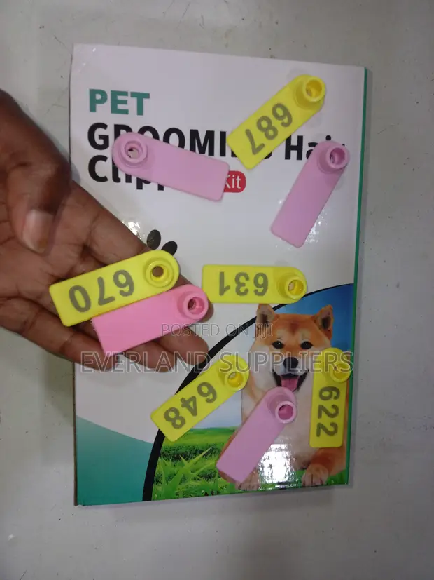 Large Number Ear Tags - Brand New - 1