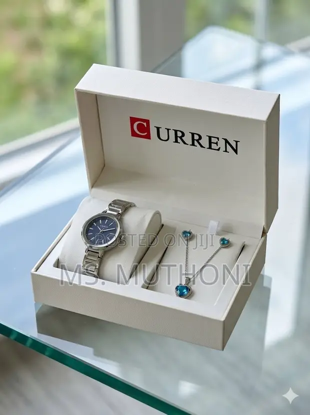 Curren Luxury Women's Watch and Jewelry Gift Set - 1