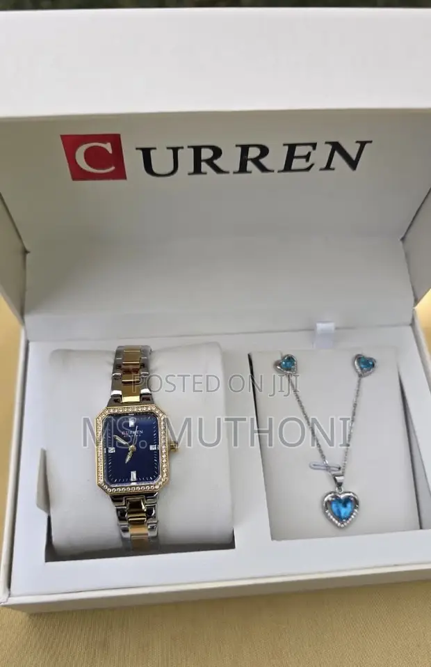 Curren Ladies Glacier Blue Gift Set - 1