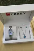 Curren Ladies Glacier Blue Gift Set - 2