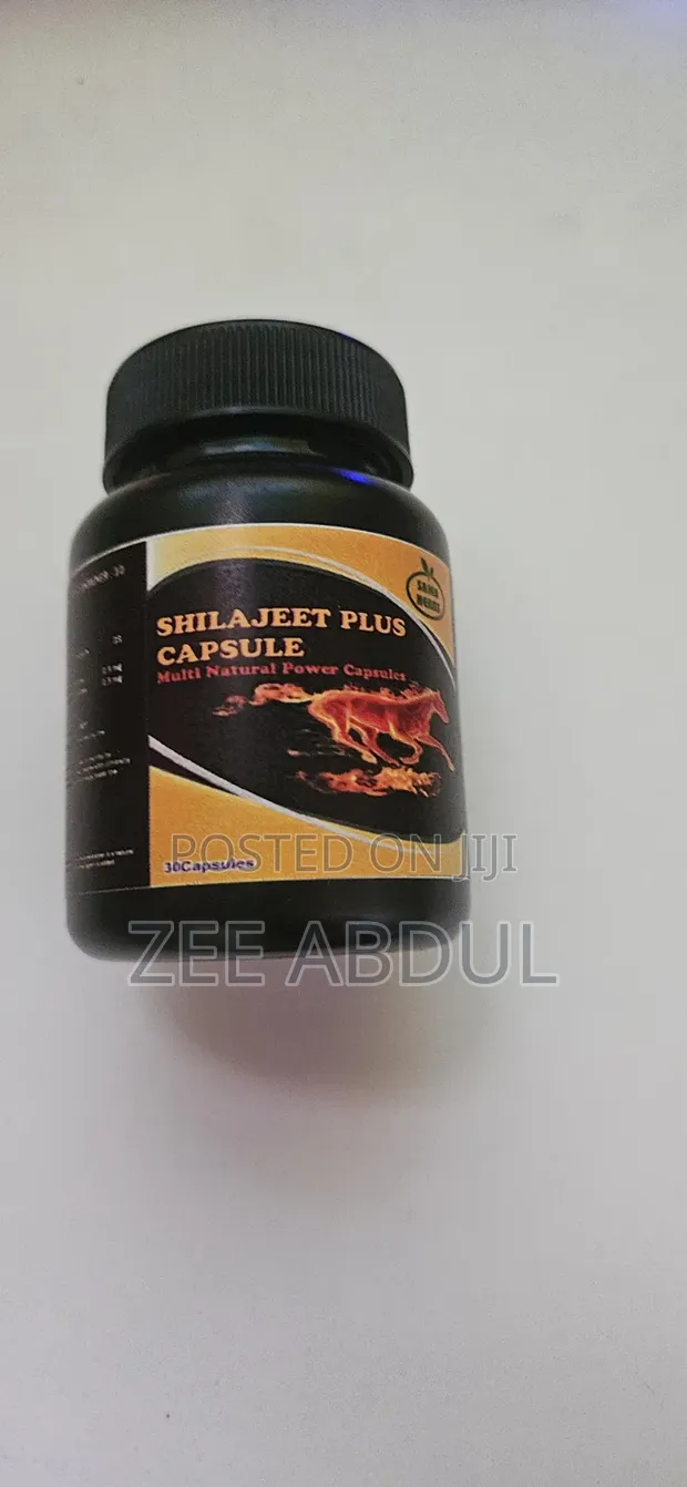Shilajeet Plus Capsules - Energy & Stamina Booster - 1