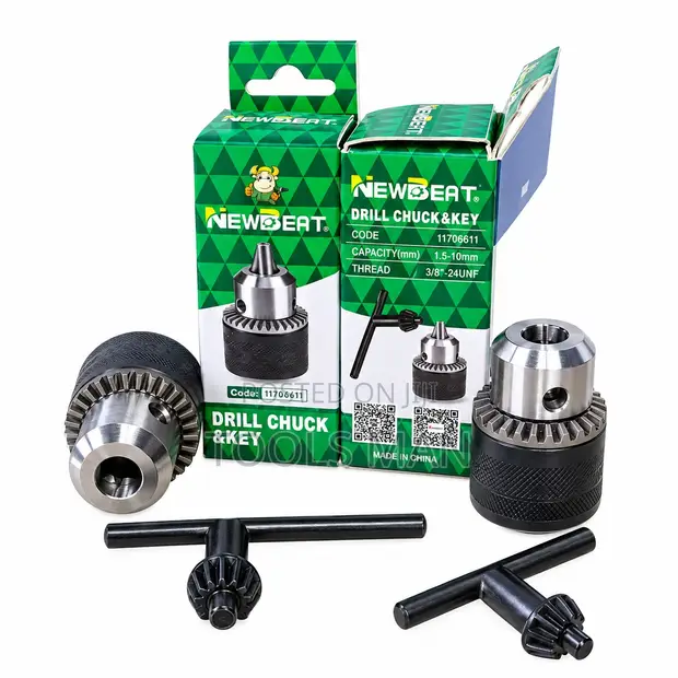 Newbeat 10mm Keyed Drill Chuck - 1