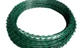 Galvanised Green 10m Razor Wire - 1
