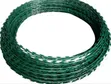Galvanised Green 10m Razor Wire - 2