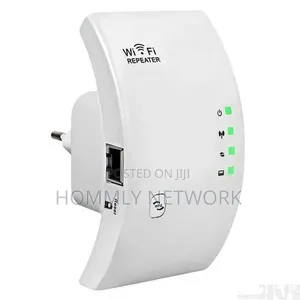 WiFi Extender Nyeupe Iliyopinda 300mbps