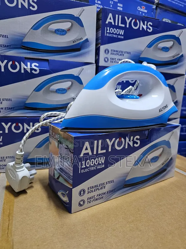 AILYONS 1000W Heavy Duty Electric Dry Iron Box - 1