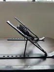 Portable Metallic Laptop Stand with Cooling Fan - 2